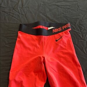Nike Kids Red Leggings